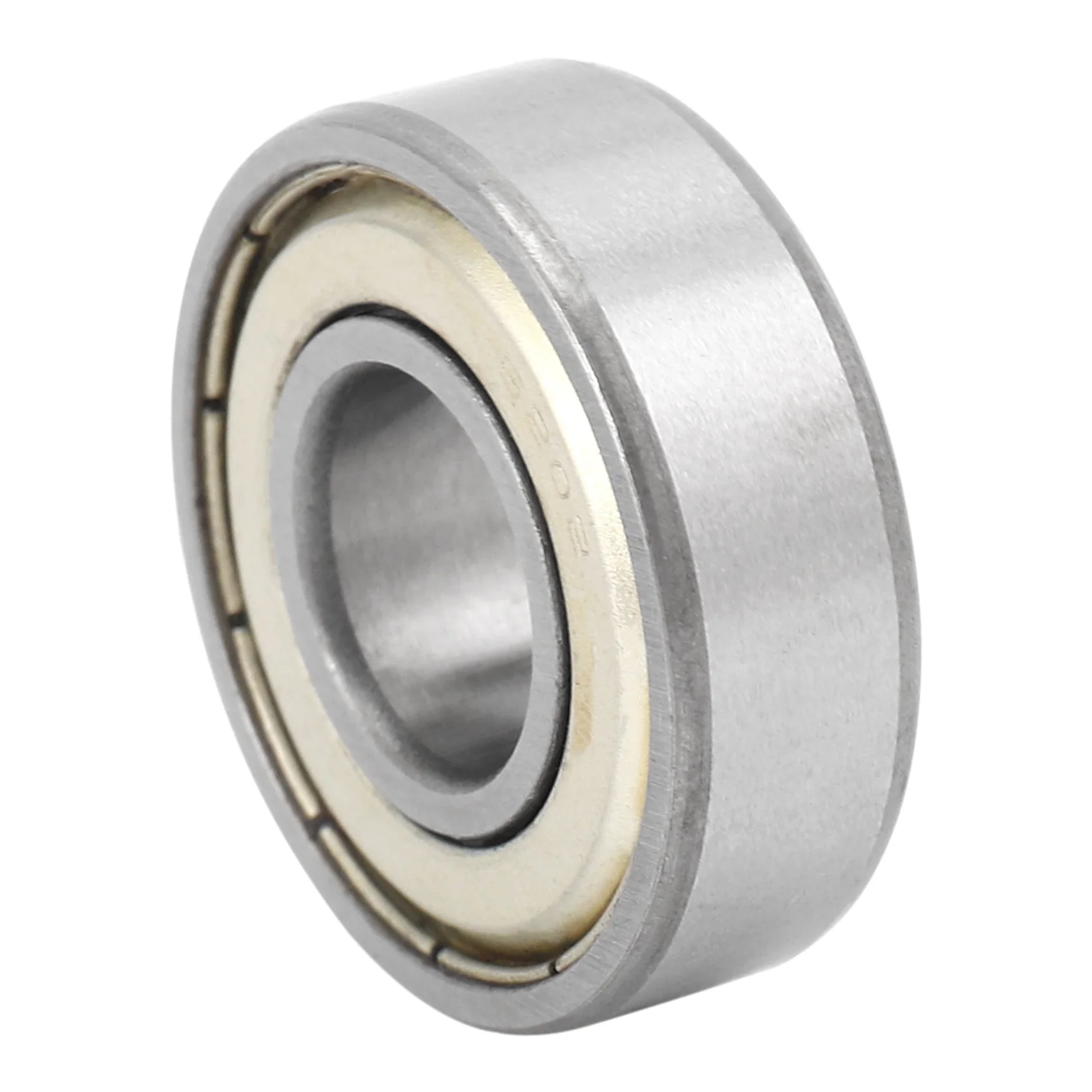 N96R 15x35x11mm Shielded Miniature Deep Groove Ball Radial 6202Z Ball Bearing Silver + White