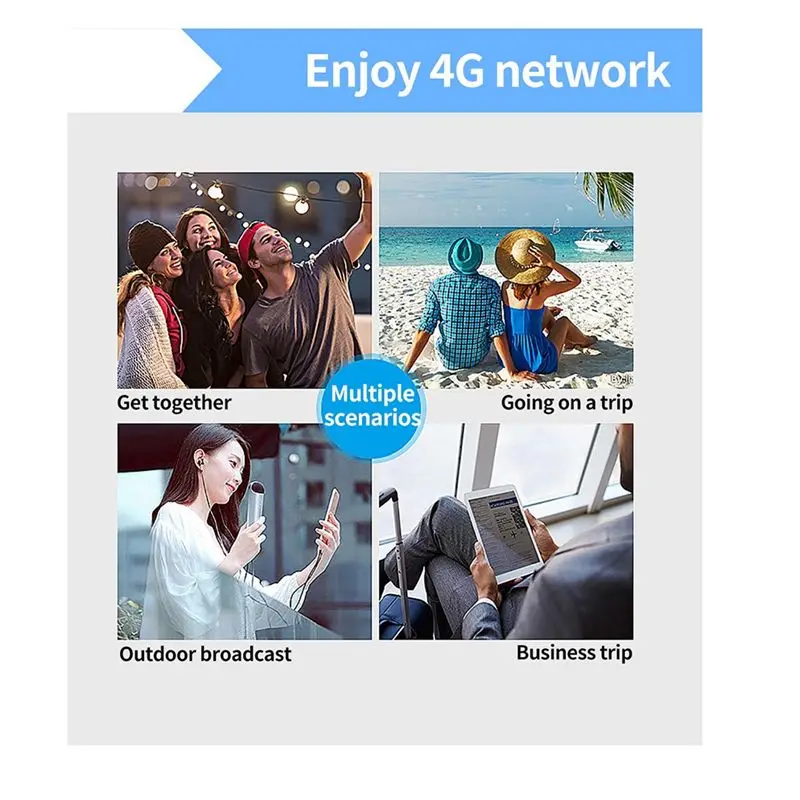 MiFi Pocket 4G WiFi Router 150Mbps WiFi Modem Car Mobile Wifi Wireless Hotspot with Sim Card Slot Wireless MiFi - view 2