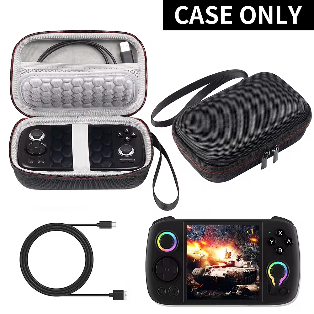 For Anbernic RG Cube Hard Scratch Resistant Protective Box EVA Storage Box Handheld Game Console for Easy Travel and Carrying