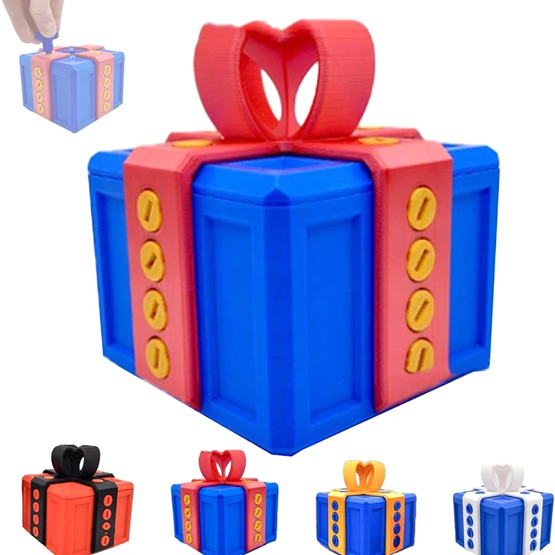 

Annoying Gift Box With Screws Large Annoying Gift Boxes Prank Screw Box 3D Printed Gift Box Money Card Container Christmas Gift