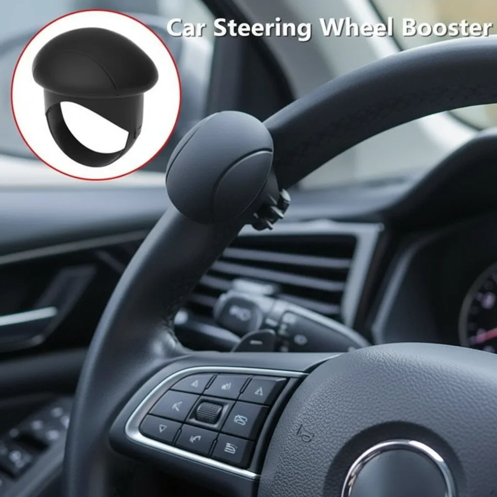 

Универсальная автомобильная шариковая ручка-усилитель рулевого колеса, 1 шт., нескользящий удобный захват, аксессуар для вождения