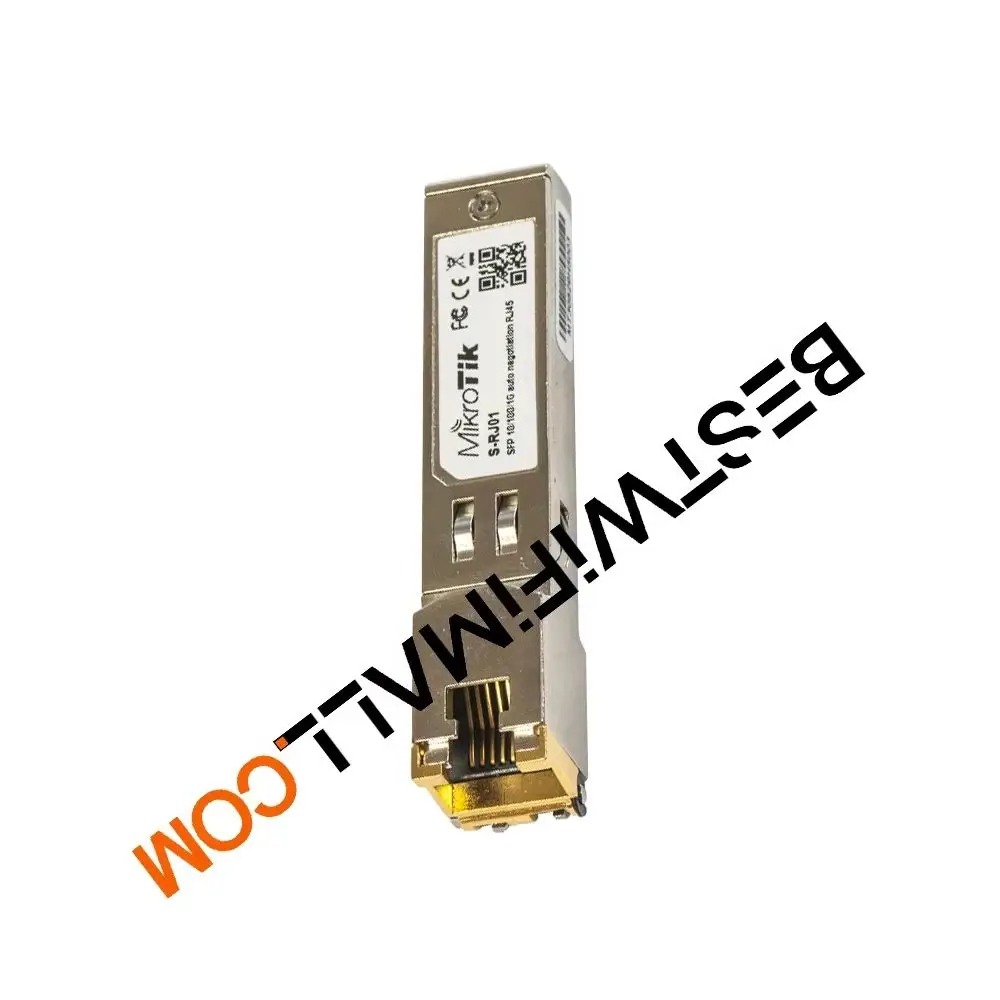 

MikroTik S-RJ01, RJ45 SFP Copper Module 1Gbps Compatible With Most Gigabit SFP Ports Available On Various Networking 1PCS