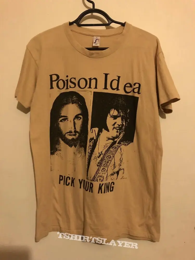 Poison Idea Retro Band Graphic Old Gold color