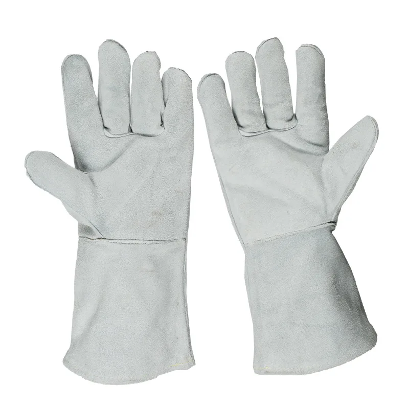 Gants de Soudage TIG Souples et Sensibles, Couche Simple/Double, Manchette en Cuir de Vache, de Haute Qualité, pour Vêtements, 1 Paire