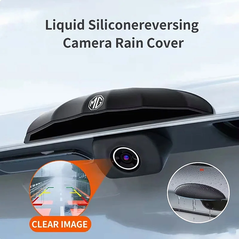 Car Reverse Backup Camera Rain Cover Lens Protector For MG GT ZS HS MG4 MG5 Mulan, Rear View Camera Rain Shield Auto Accessories