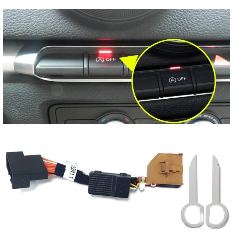 /Start /Stop For Eliminator Device Cable For A3 8V 2014-2019 Auto Engine System Disable Kit Car Interior Switch Accessories