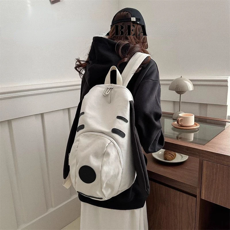 

Cute Snoopy Backpack Cartoon New Fashion Ins Oxford Cloth Simple Large Capacity Travel Casual Student Backpack Gift Wholesale