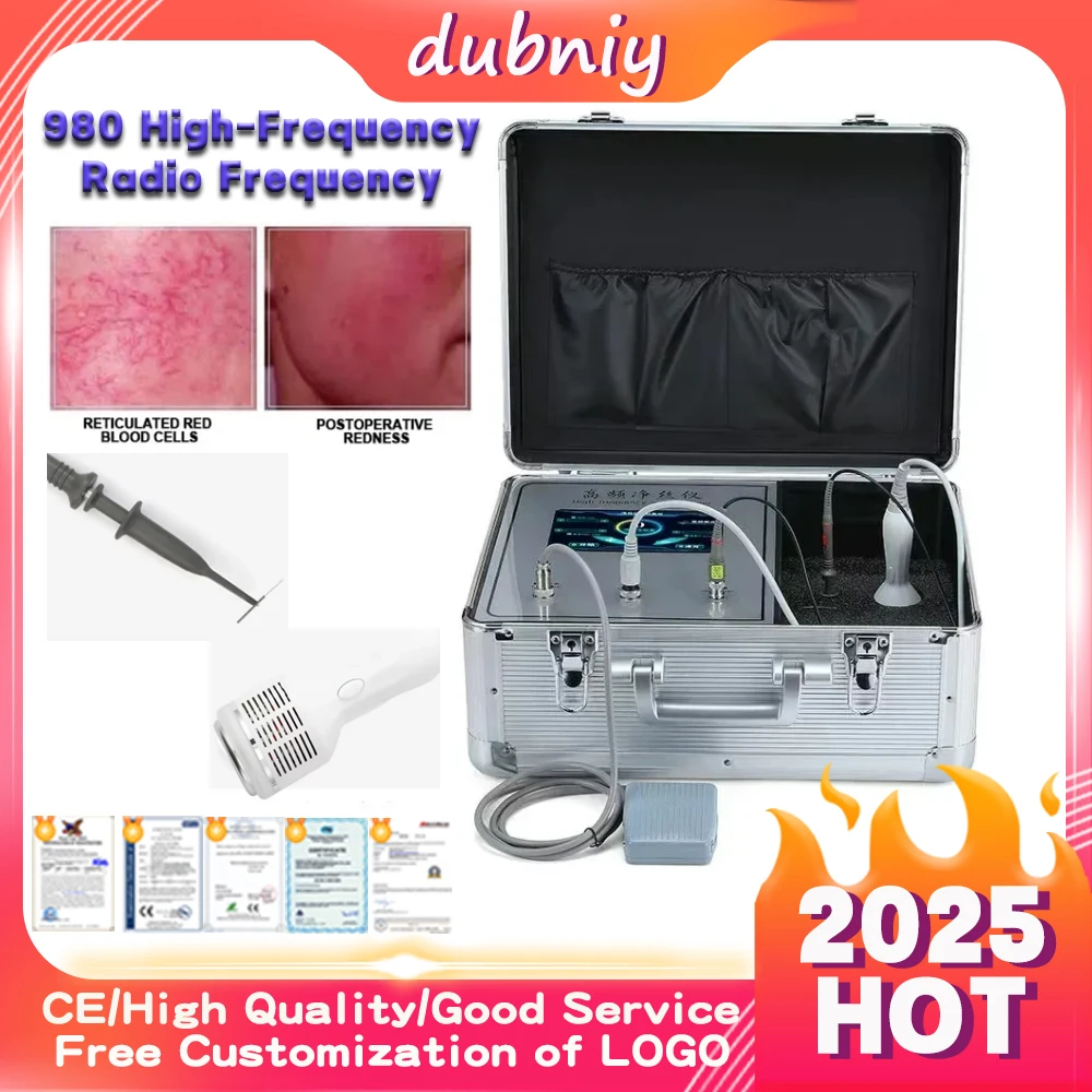 

980, высокочастотное радиочастотное устройство для удаления покраснений на лице, неинвазивное восстановление, косметическое устройство для лечения кожи