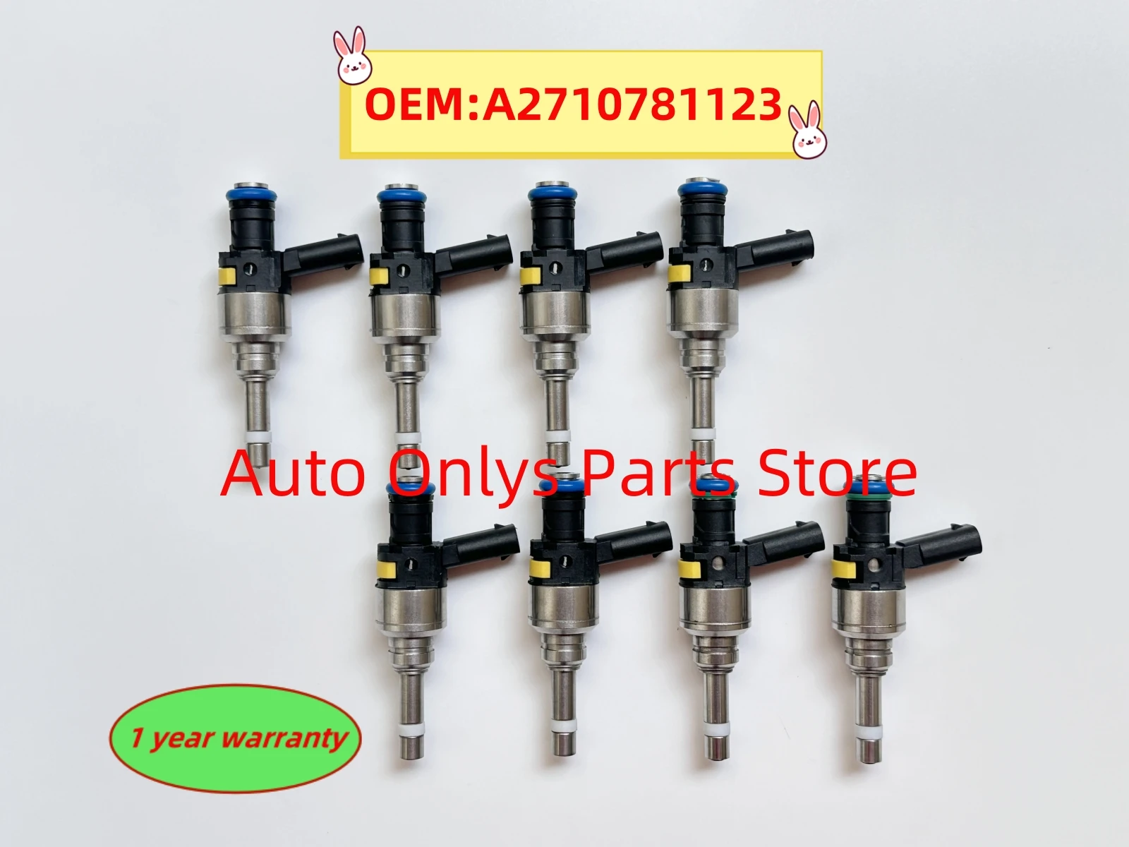 

8 шт. топливная форсунка высокого качества A2710781123 для Mercedes-Benz-W204 W212 R172 C207 C180 C200 C260 E260 E200 SLK200 M271 1.8L