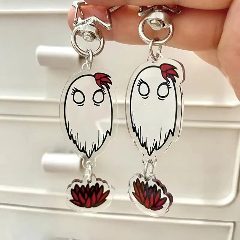 Handmade Y2K Game Wendy Bereaved Abigail Lillian Carter Cosplay Keyring Acrylic Pendant Keyring Bag Accessories