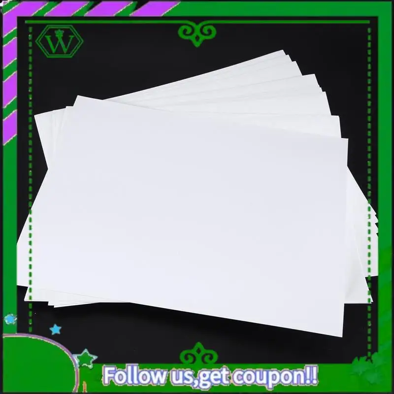 ABIK-Premium Printable Waterproof Vinyl Sticker Paper For Inkjet And Printer 210X280mm 60 Sheets Matte White Decal Paper