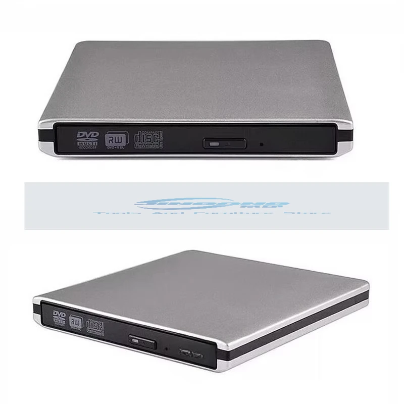 

External USB3.0 high-speed all-aluminum BD optical drive CD DVD burning, mobile external burner Blu-ray reader