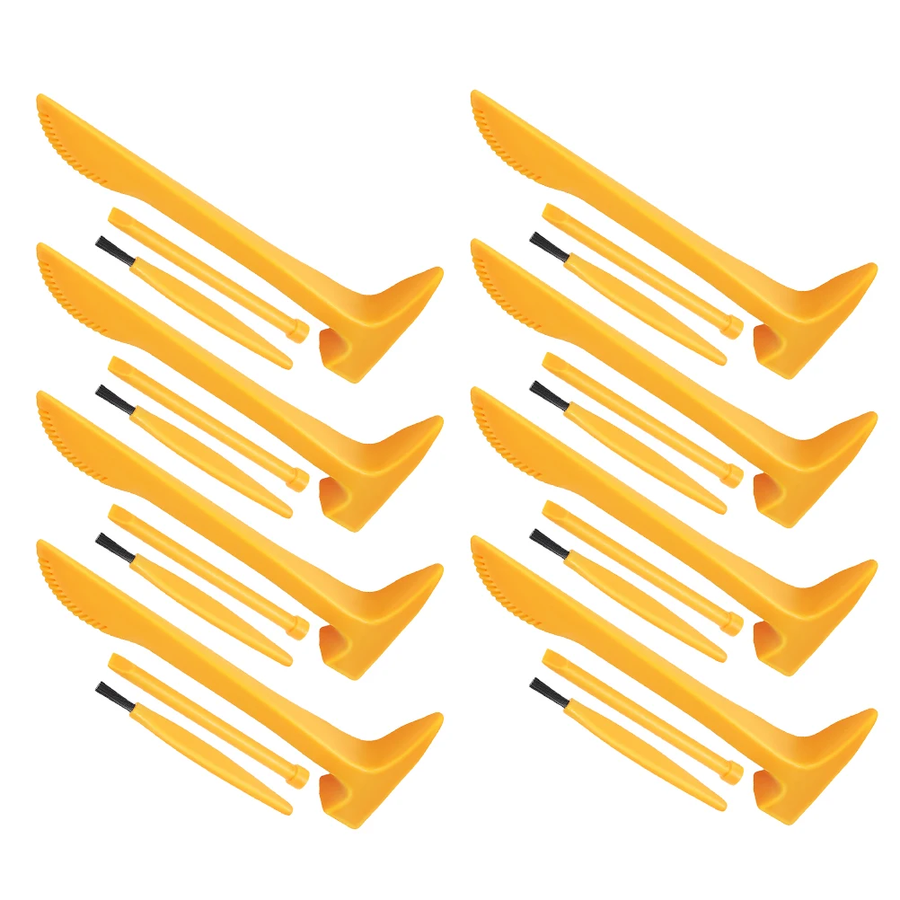

8 set Archaeological Excavation Tools Kids Dinosaurs Digging Hammer Chisel Brush Toy Set PVC Science Geology Rock
