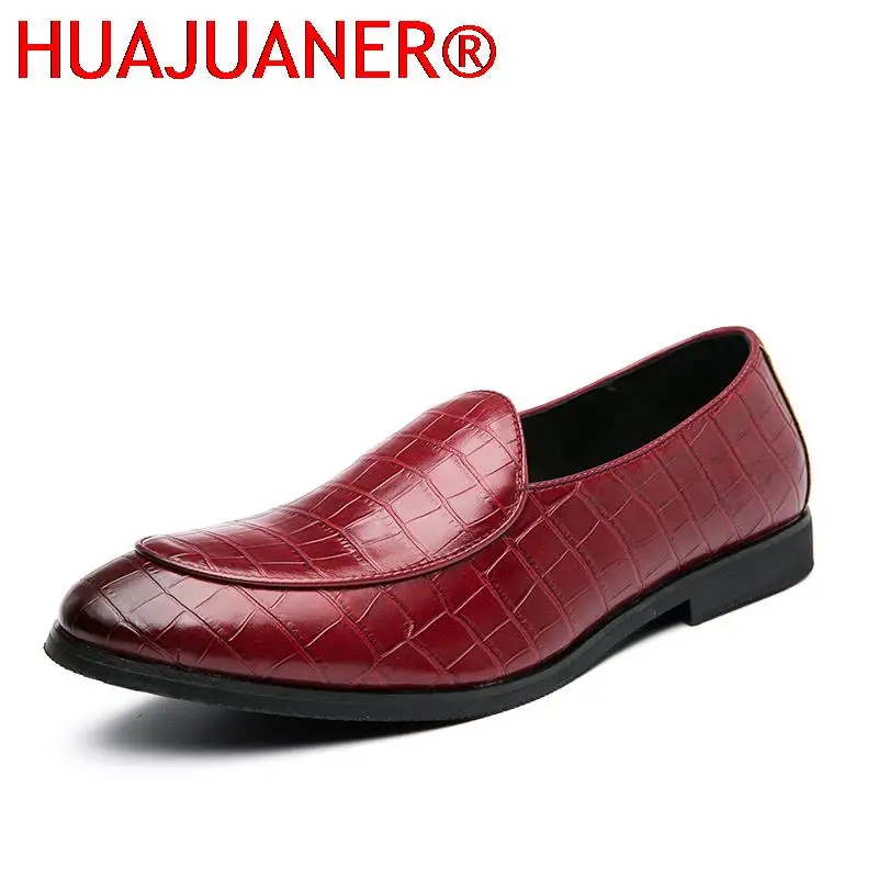 

Fashion Men Oxford Men's Shoes Casual Patent Leather Party Club Loafers Man Formal Oxfords Male Slip on Footwear Plus Size 38-47