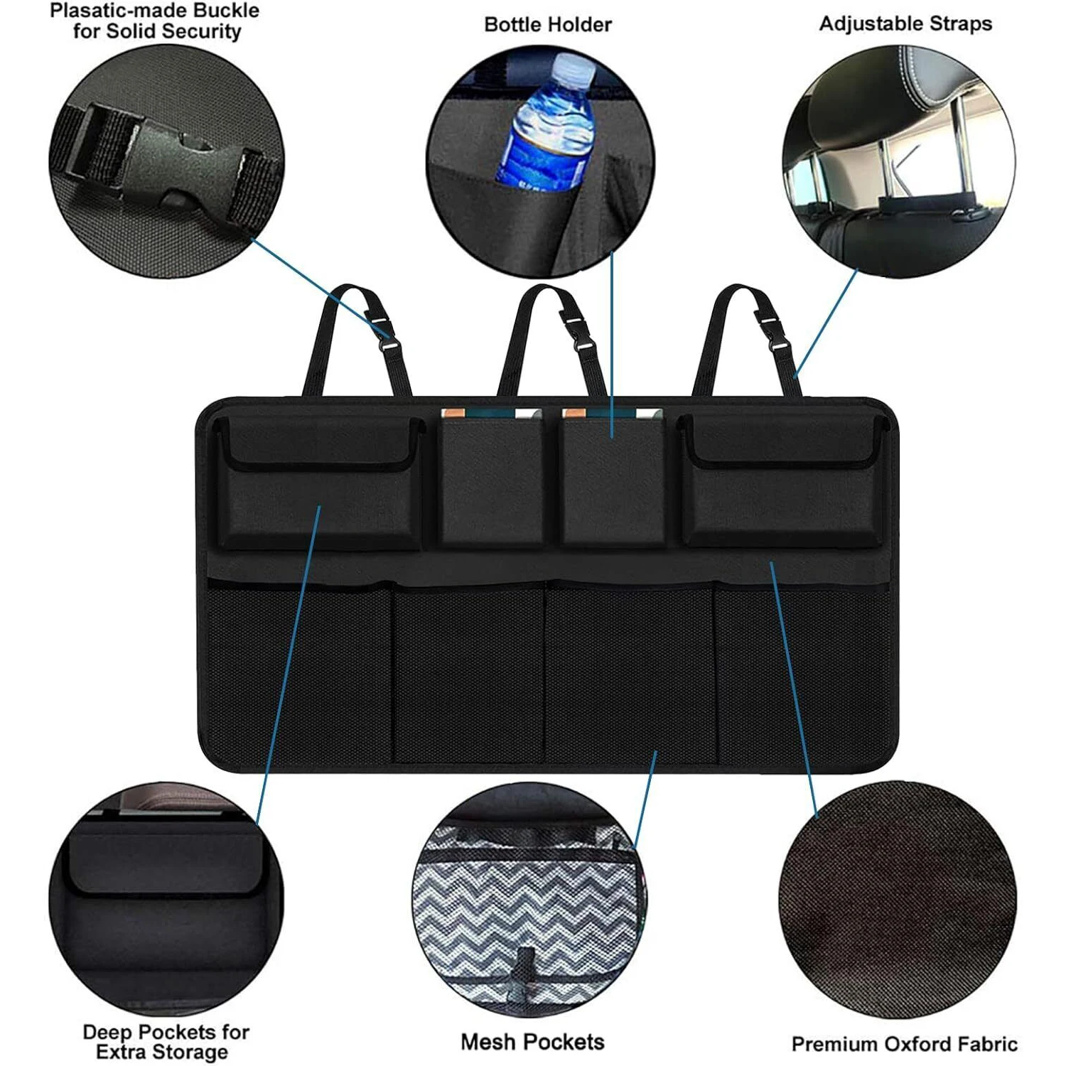 2025년형 다기능 범용 차량 뒷좌석 정리함, 여행용 - Travel Accessories Organiser 리뷰 및 가격