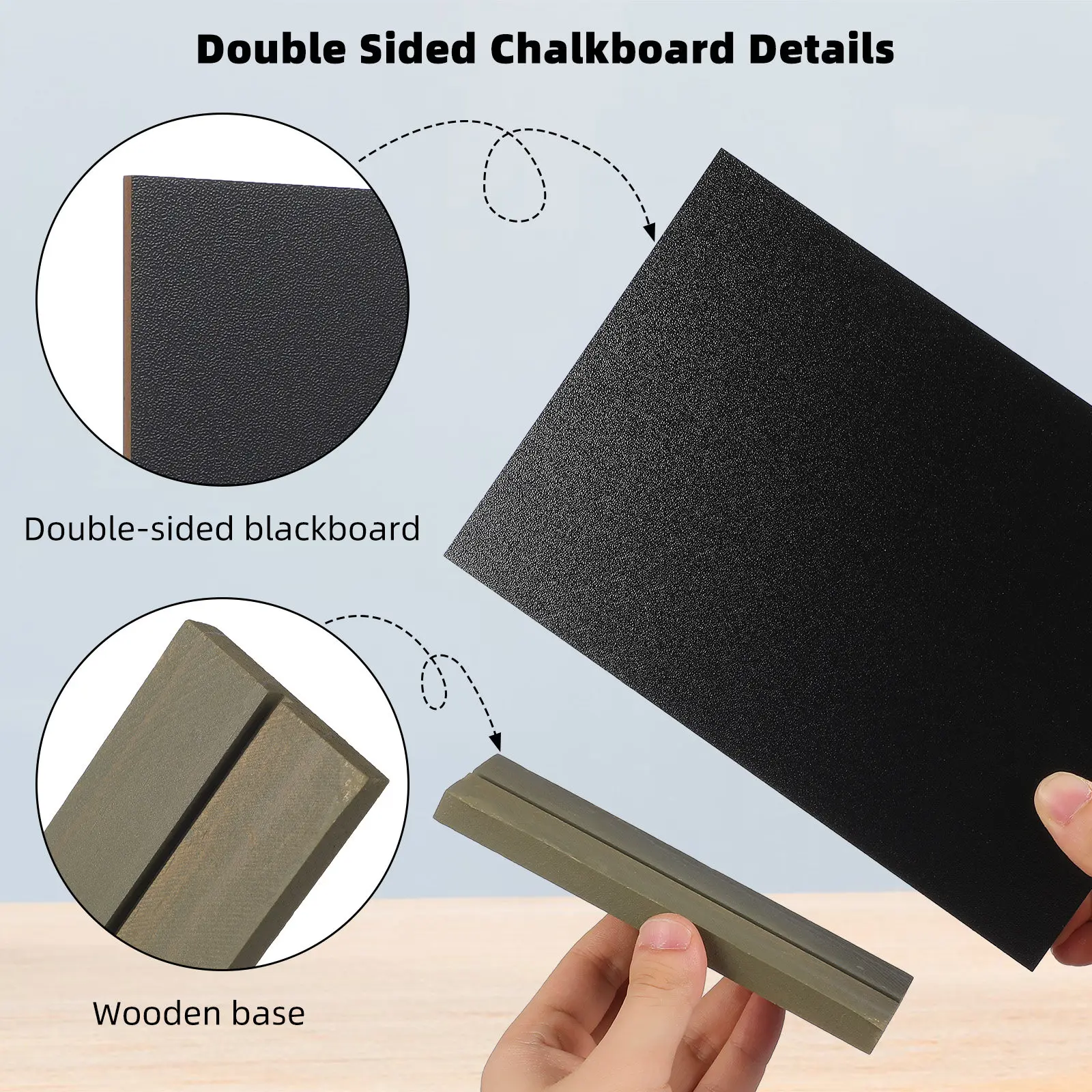Mini Chalkboard Sign Double Si - Home Office Quotes ulasan dan harga