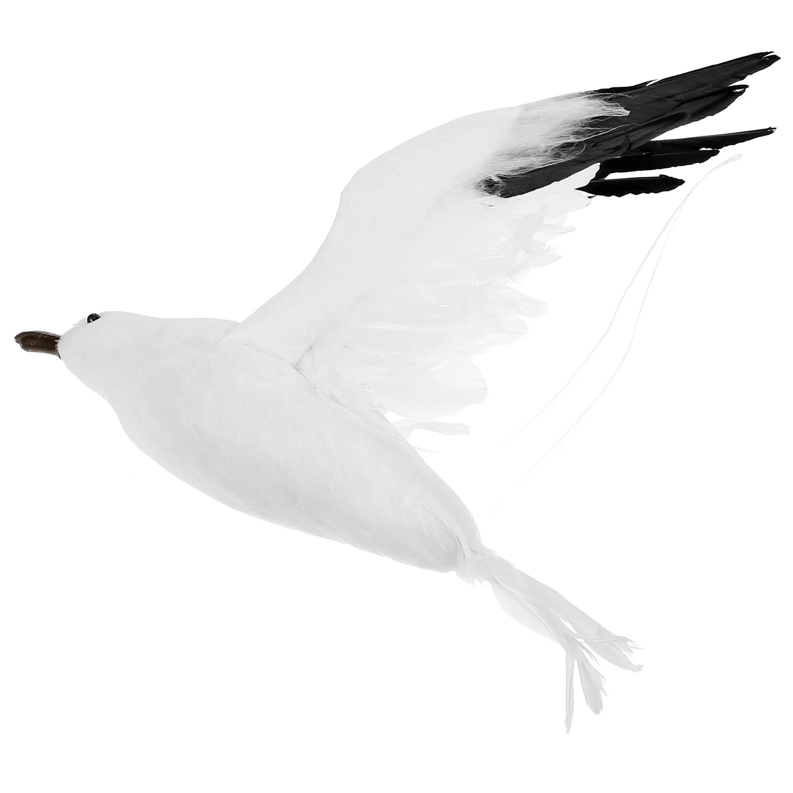 1Pcs Seagull Decor Creative Artificial Feather Pendant for Wedding Party Hanging Ornament Beach Home Mediterranean Wall
