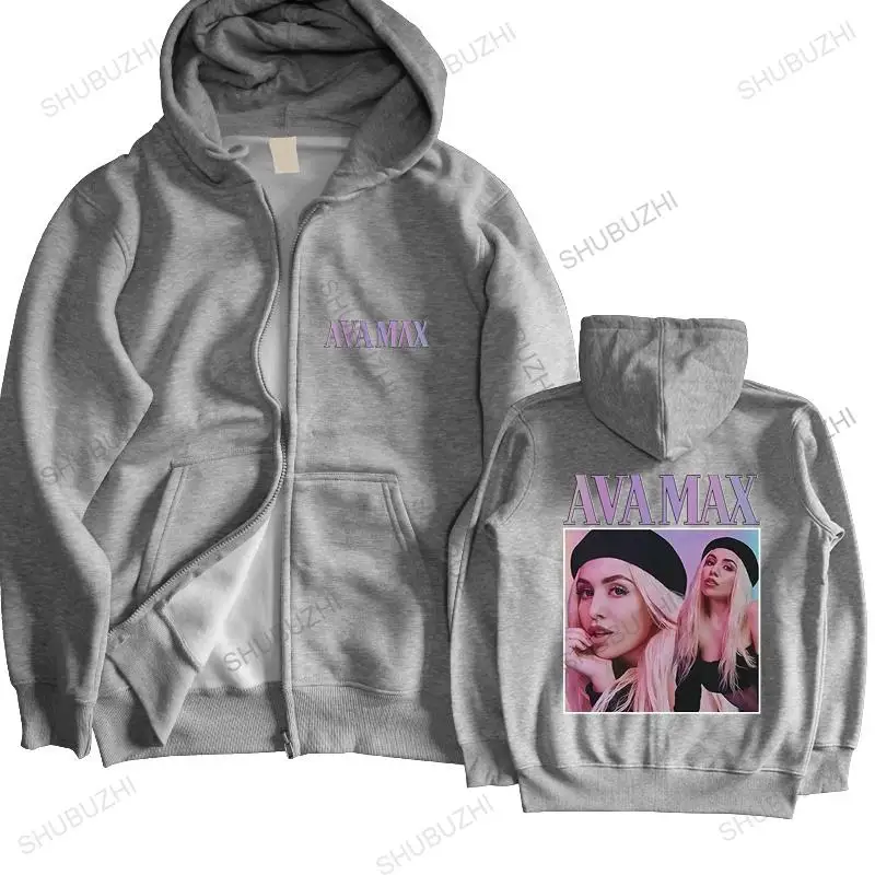 

unisex Outwear men hoodies Ava Max Vintage Style Fashion Casual Wear man brand zipper autumn hoody