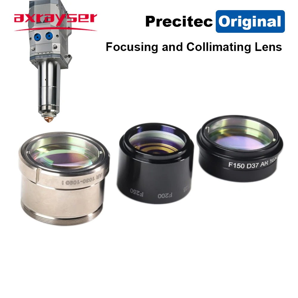 Precitec Original Laser Focusing Lens Collimating Lens with Holder D30 D37 for HPSSL Procutter 1.0 2.0 Laser Cutting Head