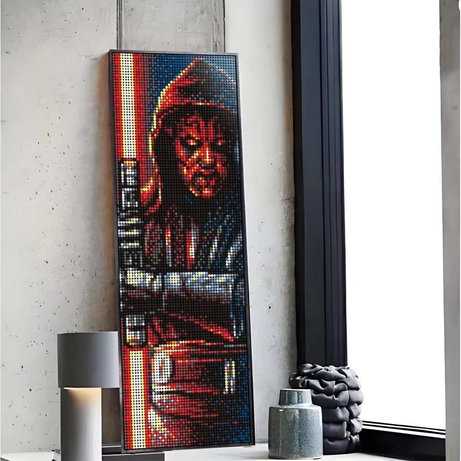 

31200 MOC Darth Maul Classic Pixel Art Painting Building Blocks Set Mosaic Bricks Movie Toys Best Christmas Birthday Gift