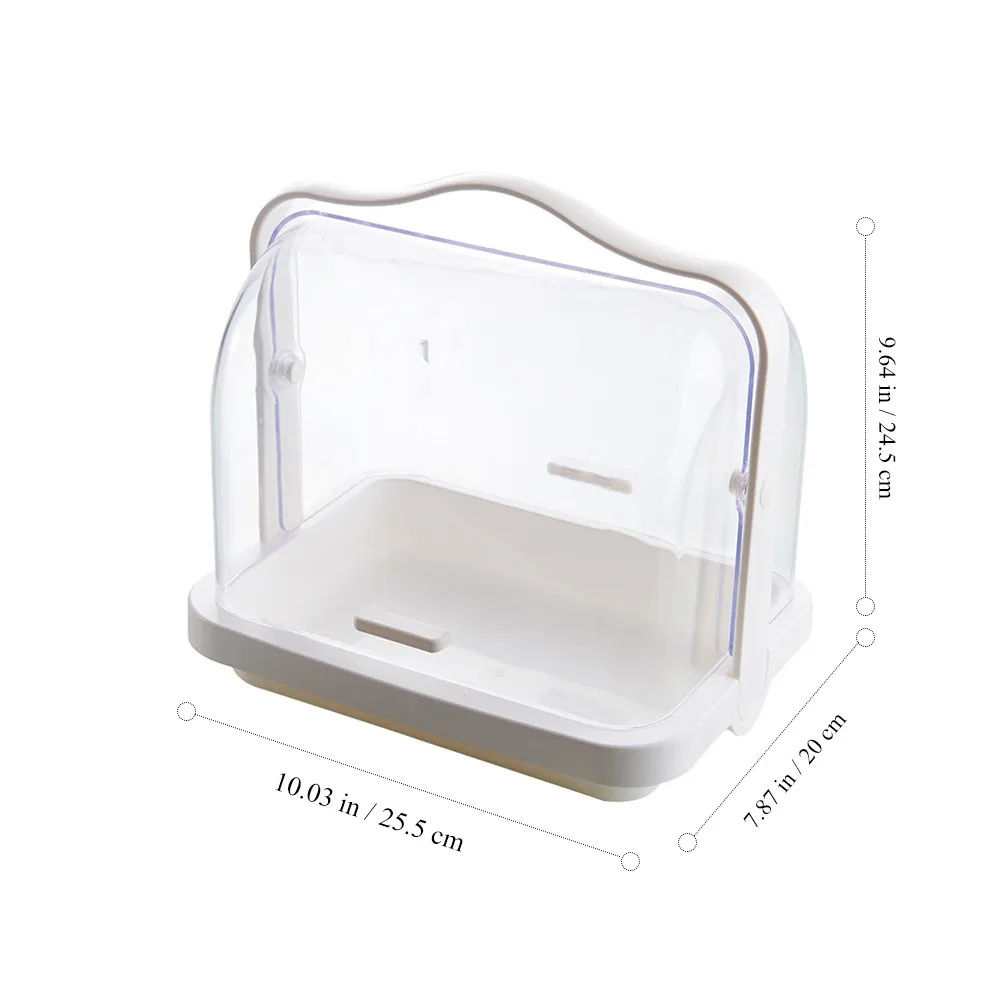 Dustproof Storage Box Plastic Multipurpose Dry Wet Baby Cutlery Organizer Infant Dishes Tray Bread Bottle Drainer Nursery