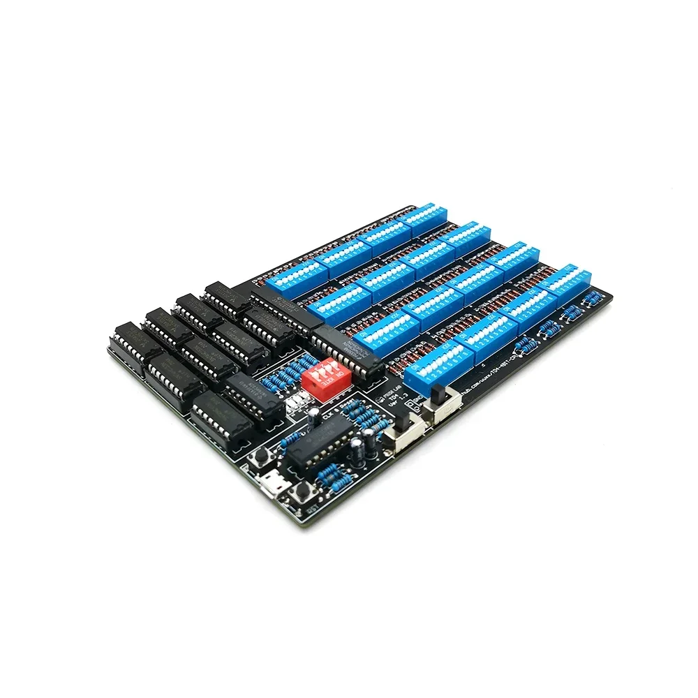 ChipSeven CPU DIY Kit TD4 CPU Make A Simple 4-bit CPU By Yourself Open Source Software Hardware PCB and All Components Soldered