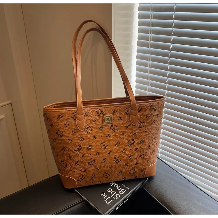 

2025 Leather Vintage Spacious Tote Bag for Women, Minimalist Underarm Shoulder Purse Adjustable Strap, Versatile & Roomy​