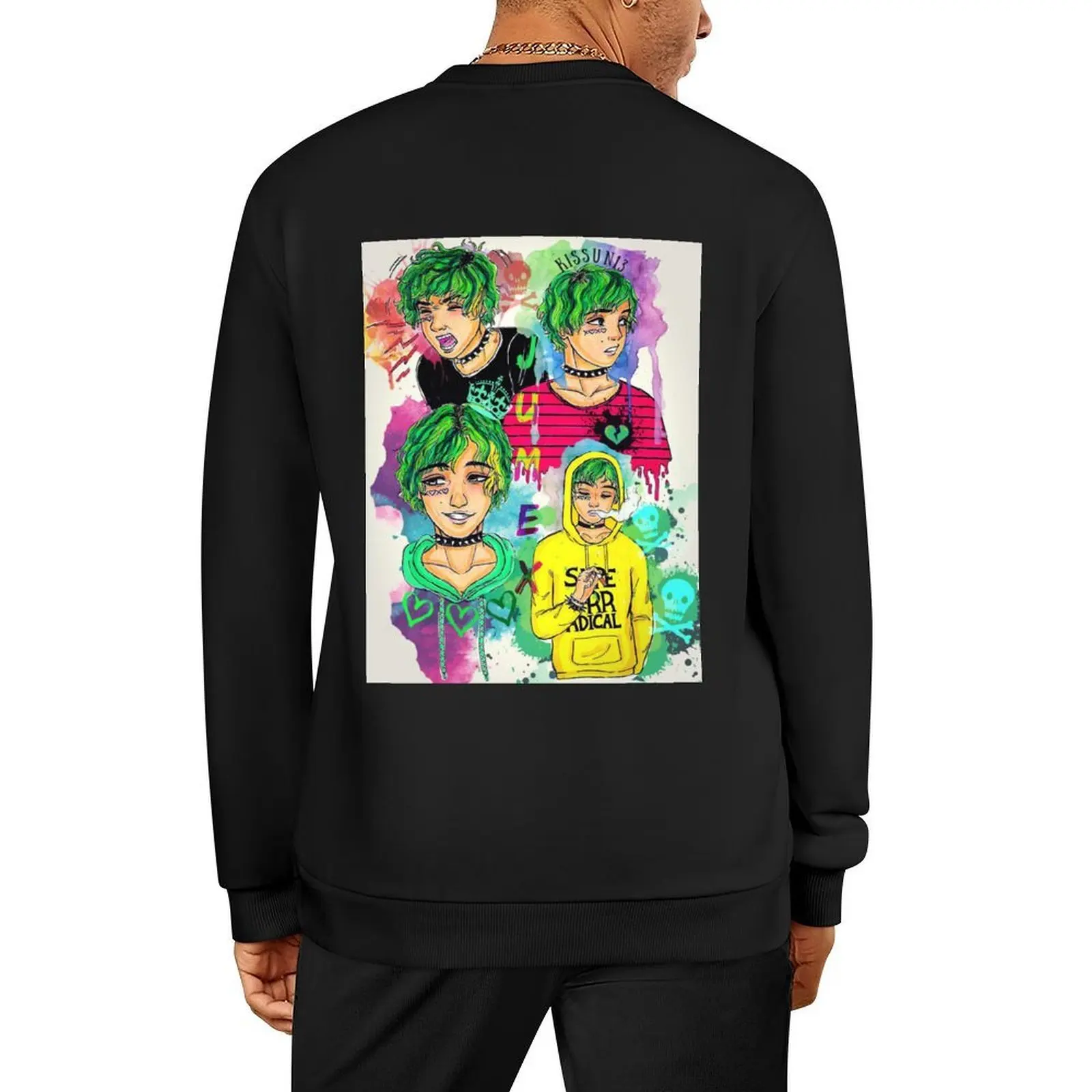 

jumx rapper Pullover men's sweat-shirt set men's clothing men's autumn clothes korean clothes new hoodies and sweatshirts