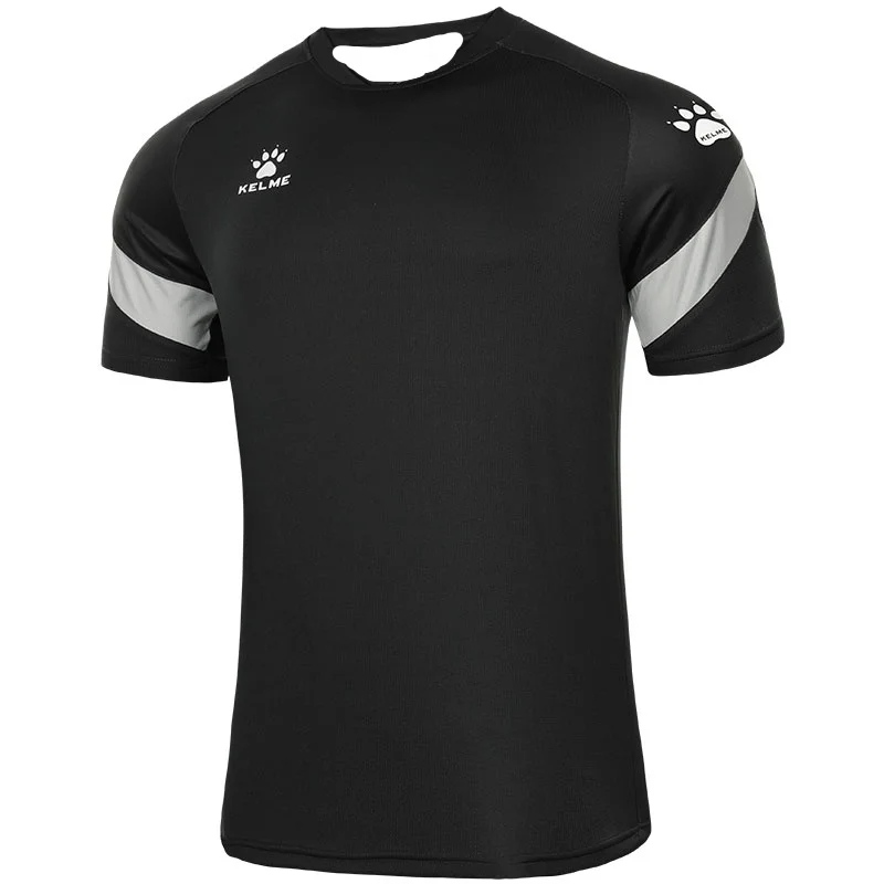 

2024 New Printed Creative Geometry Football Suit Sports Team Uniform Boys and Children's T-shirt Boys and Girls Adult Top
