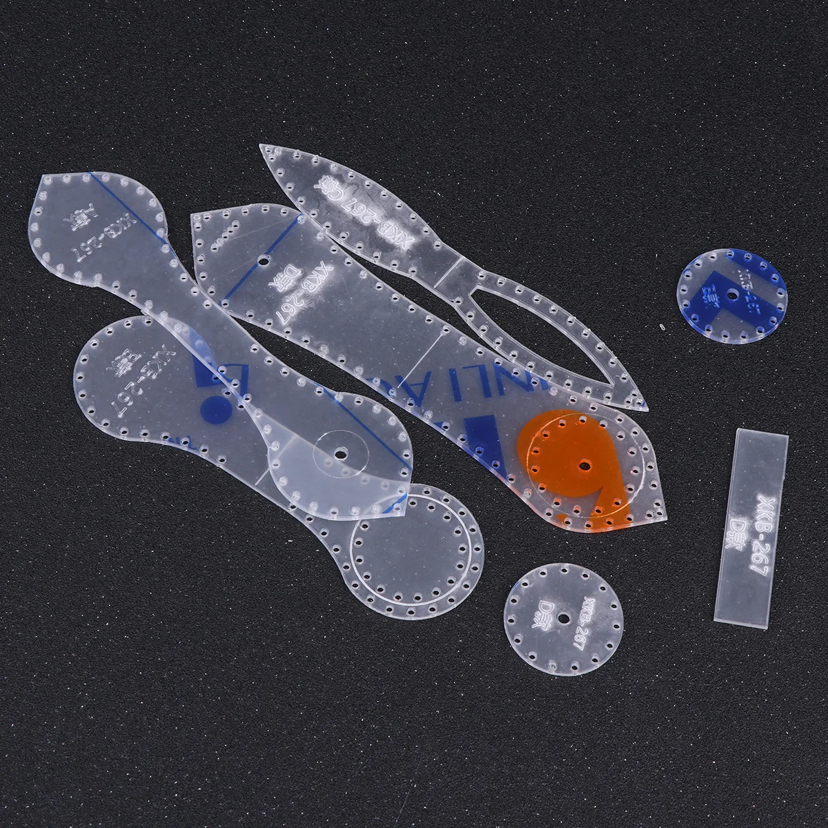 

1 Set Acrylic Pendant Pattern Cutting Template For Diy Craft Making Supplies, Acrylic Diy Keychain Template, Keychain Hanging