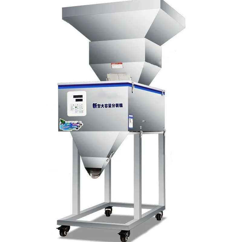 20-3000g Food Automatic Weighing Racking Machine Granular powder Medicinal Packing Machine With Big Hopper Filling Machine