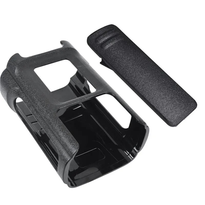 B03B-2X For Baofeng DM-32 UV-32 DM-32UV Walkie Talkie Plastic Holder Case With Belt Clip