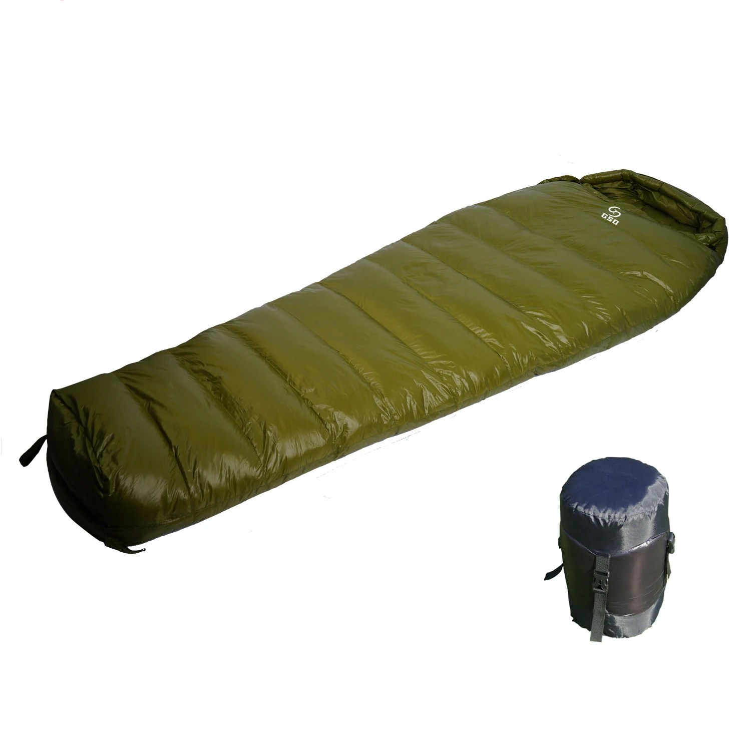 Ultralight Camping Winter Mummy Duck Down Sleeping Bag Outdoor Compact Winter Warm Equipment For Hiking Backpacking Sleeping Bag