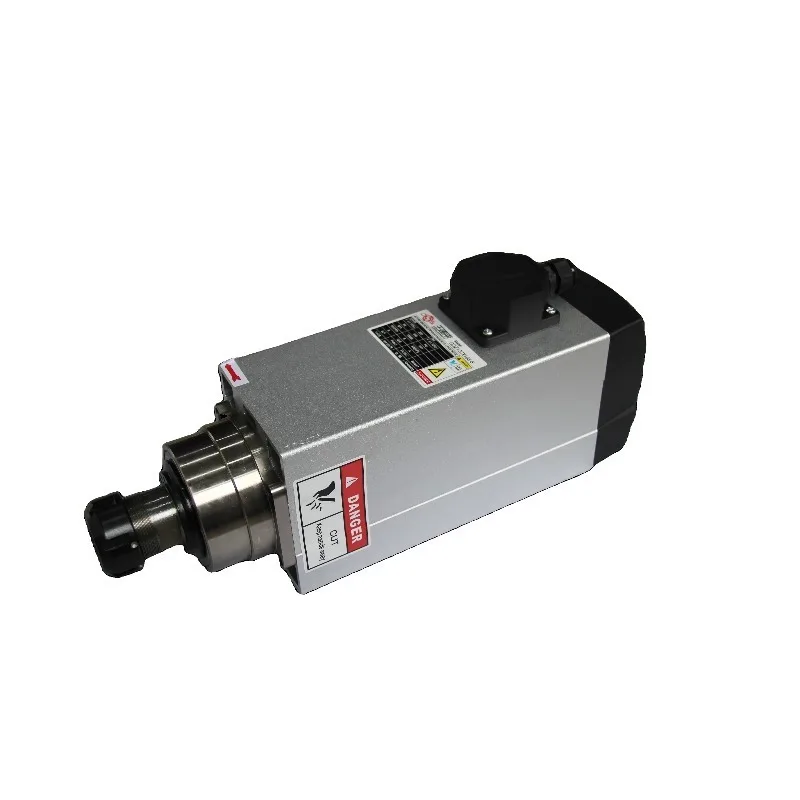 6kw GDZ Series square air Cooling High Speed CNC Router Spindle Motor for Engraving Milling Machine Spindle