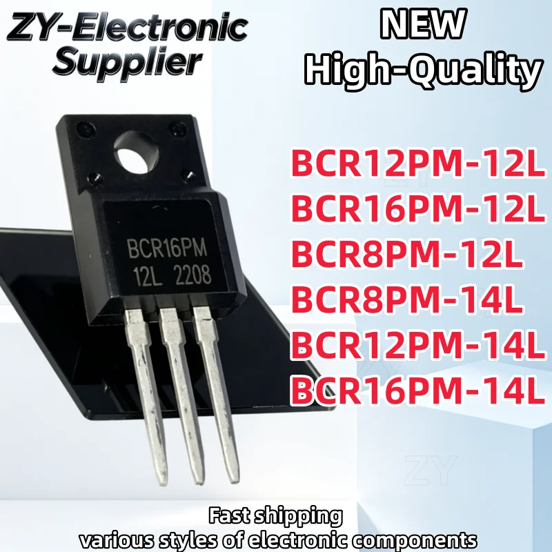 TO-220F=【10pcs】100% NEW BCR12PM BCR12PM-12L BCR16PM BCR16PM-12L BCR8PM BCR8PM-12L BCR8PM-14L BCR12PM-14L BCR16PM-14L