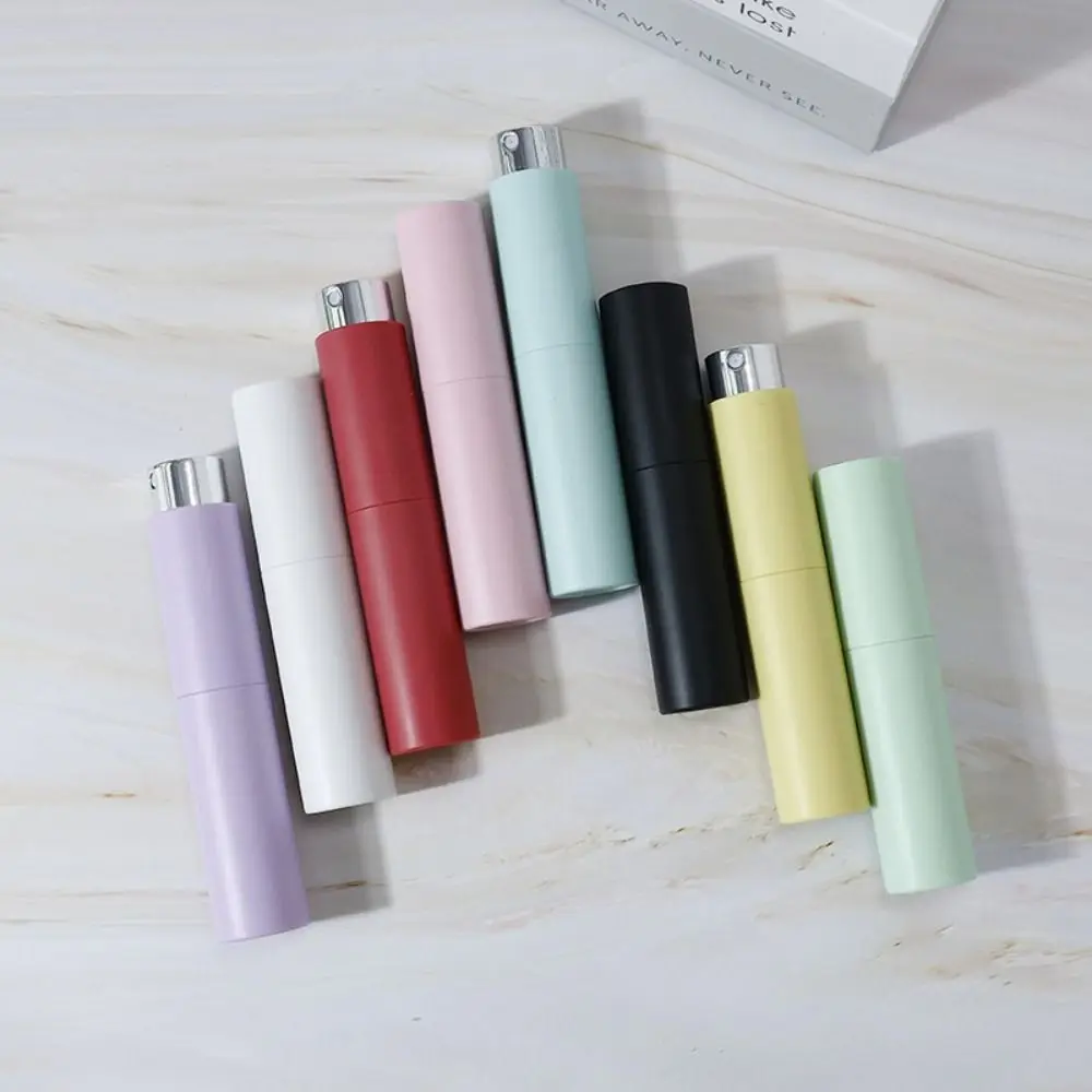 New 10ml Mini Perfume Bottle Refillable Portable Spray Rotating Bottle Travel Spray Atomizer Bottle Empty Cosmetic Containers