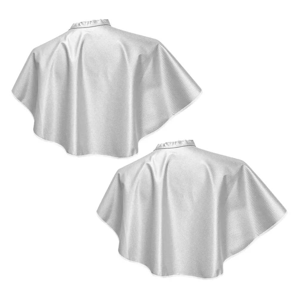 

2pcs Hair Coloring Capes Waterproof Large Coverage Salon Cape Reusable for Hair Stylist Barber Shampoo Capes Clients