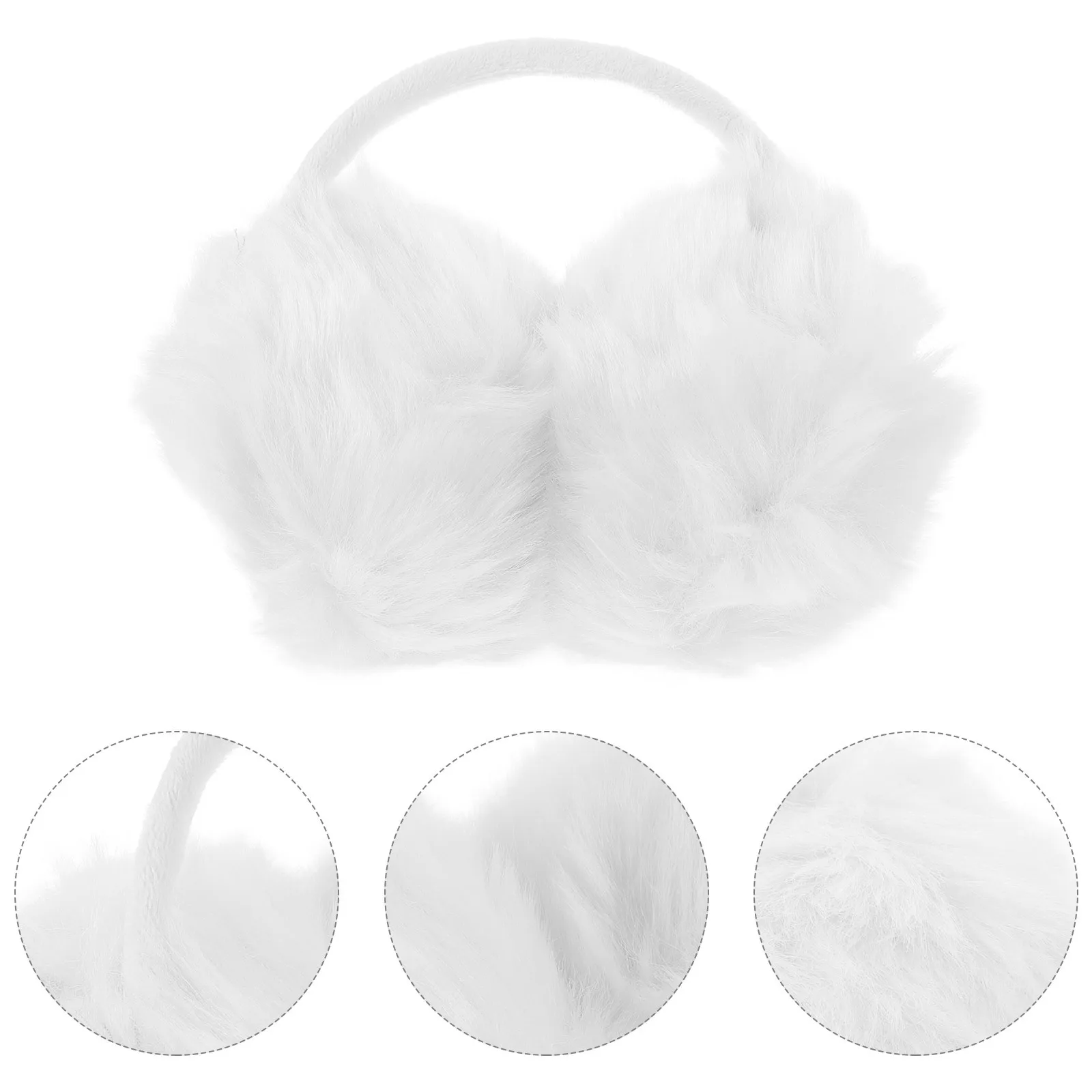 غطاء ناعم للحماية من الشتاء الدافئ، غطاء أذن مقاوم للرياح وقابل لإعادة الاستخدام، إكسسوار لفائف أذن شتوية جميلة #3