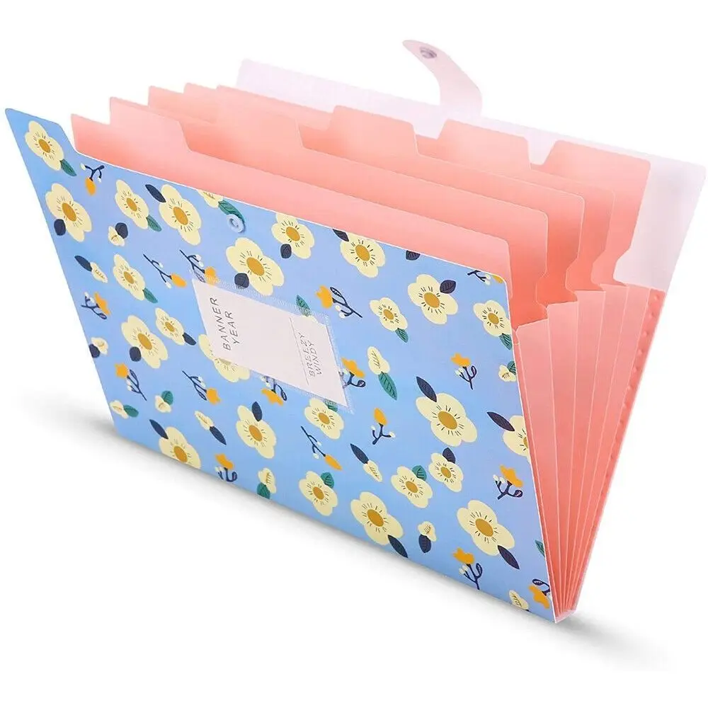 New Polypropylene File Folder Waterproof Multi-layer Document Organizer A4 Organ Bag