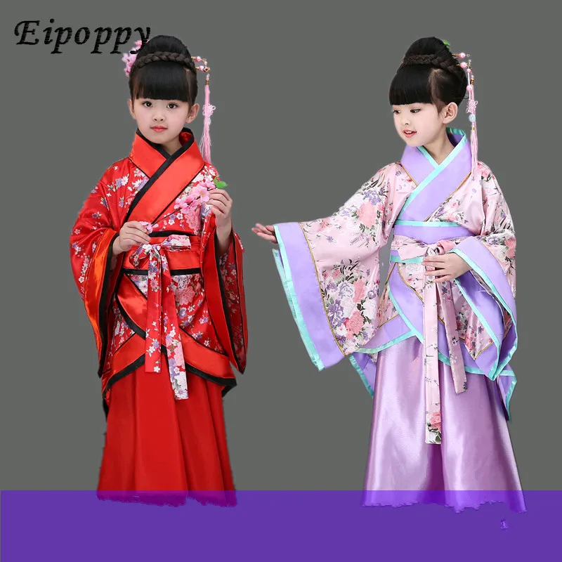 New Children's Costumes Costumes Girl Costume Fairy Dance Clothes Pupils Guoxue Costume Girl Hanfu