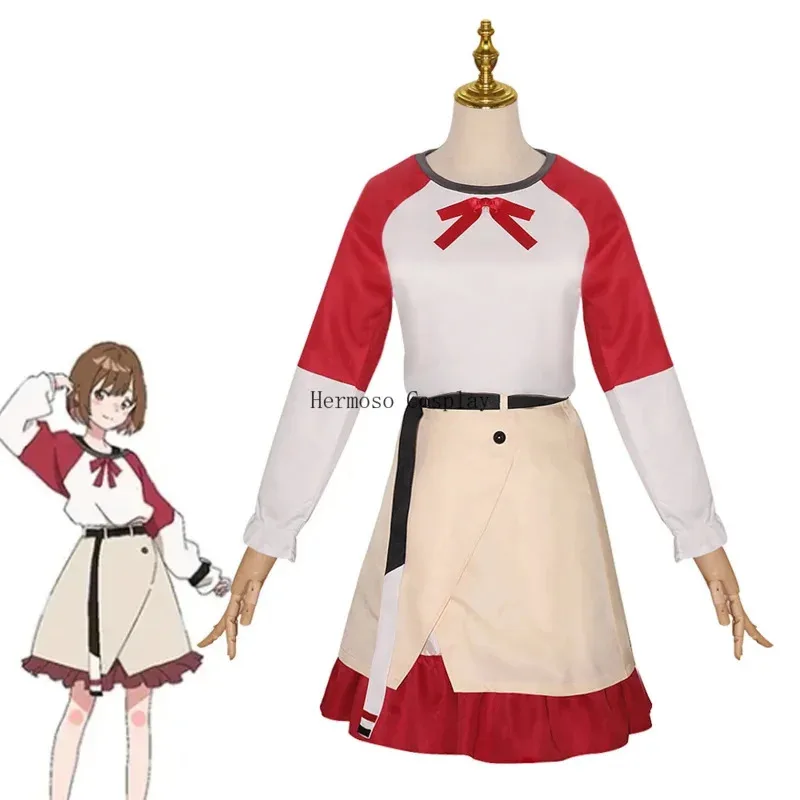 أزياء كوزوكي التأثيرية تنورة خيالية حزام علوي قنديل البحر أنيمي لا يمكن السباحة في الليل زي تمويه ملابس فانتازيا النسائية