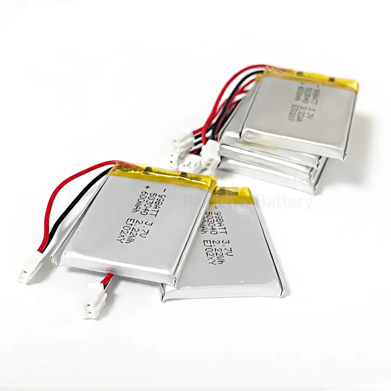 3.7V 600mAh LIPO Batteries 503040 053040 Li-Ion Polymer Lithium Battery for Speaker Radio VCR LED Light GPS Rechargeable Cells