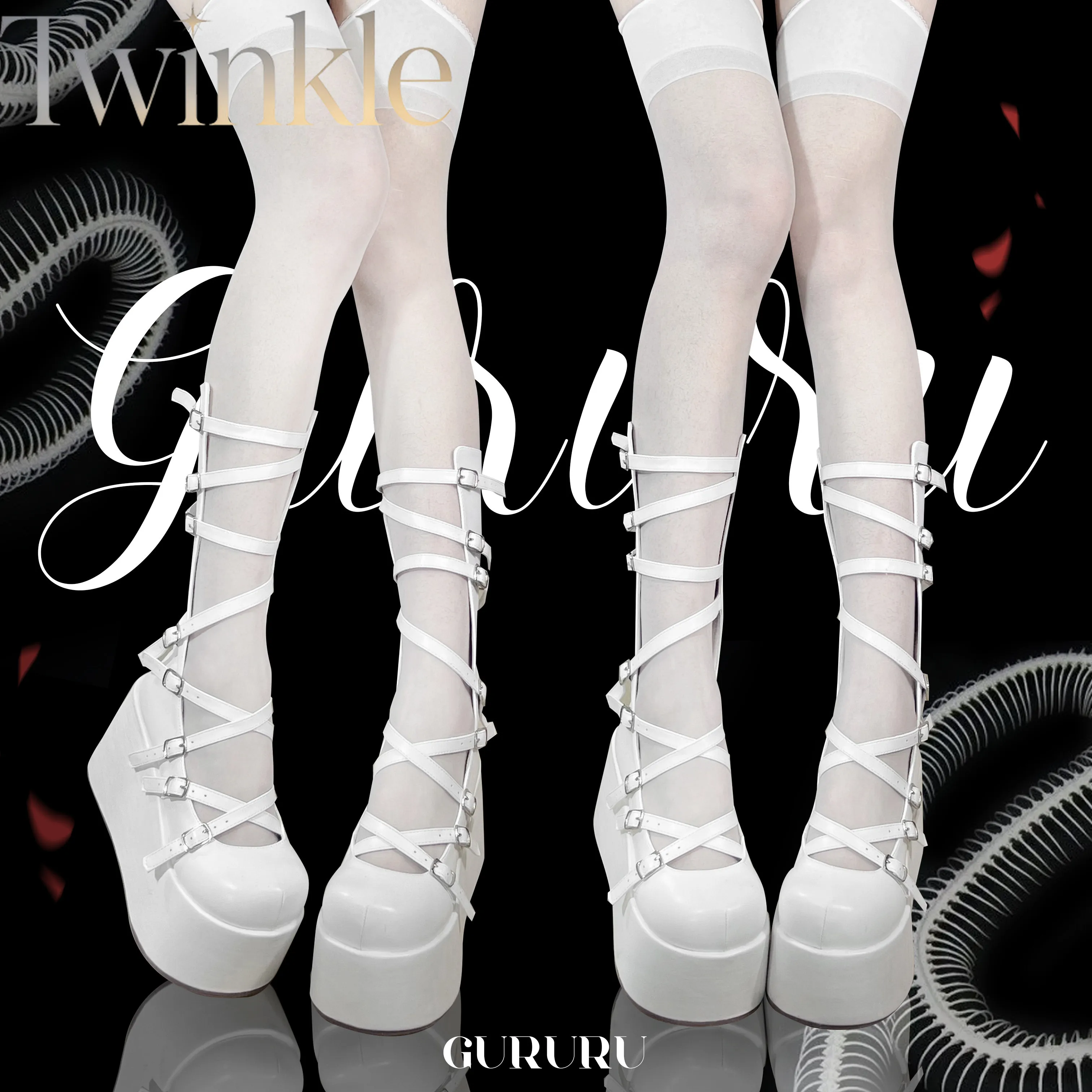 Gothic Platform Heels Women Y2K Punk Subculture Harajuku Lace Up Roman Strap Spicy Girl Fashion Shoes