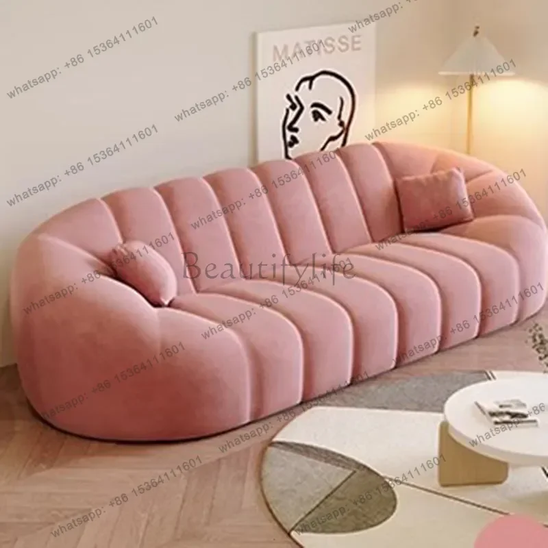 Nordic Modern Sofa Chairs Fancy Venty Velvet European Modular Human Sofa Lazy Lounge Designer Divano