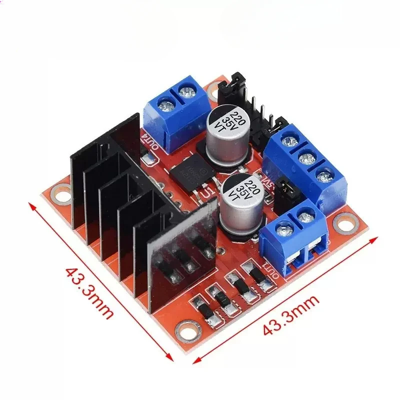 L298N Driver Board Module L298 Stepper Motor Smart Car Robot Breadboard Peltier High Power