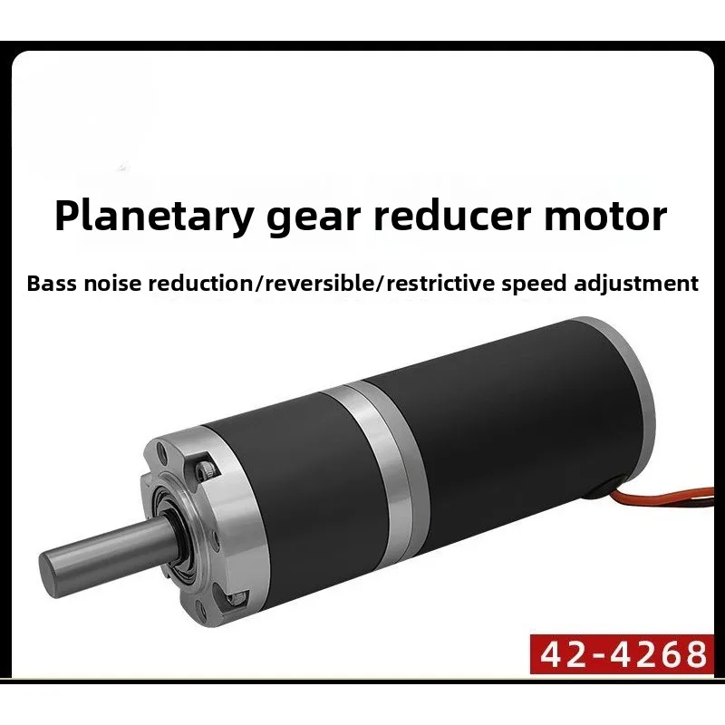 42Mm DC geared motor 42ZY planetary gear 12 volts 24v steel pipe large torque adjustable low speed small motor