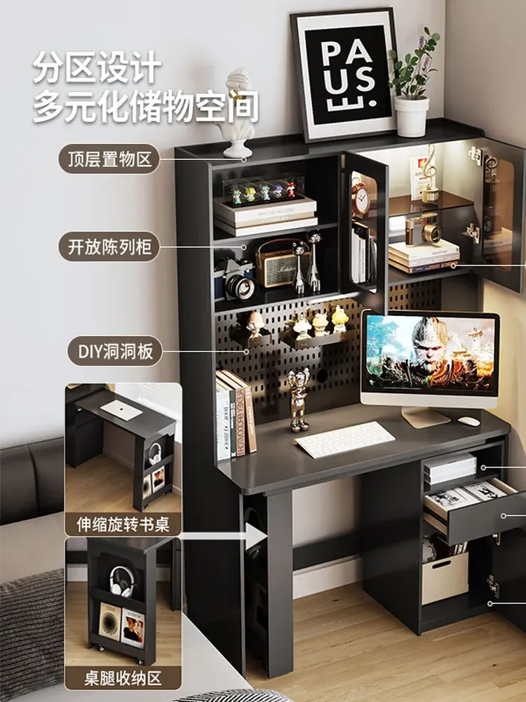 b22high-end folding desk rack integrated bedroom corner rotatable computer desk