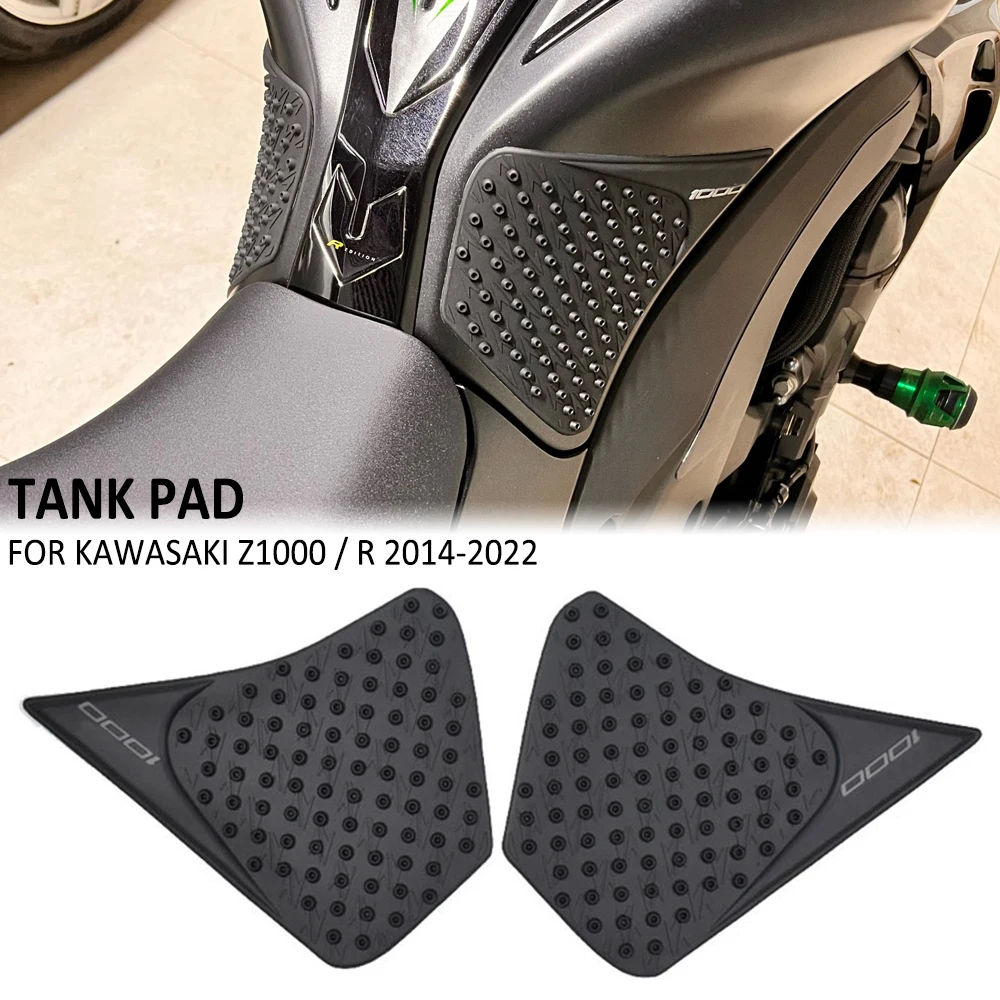 

For KAWASAKI Z1000 Z 1000 R Z1000R 2014-2022 Motorcycle Anti Slip Fuel Tank Pad Protector Stickers Side Knee Grip Decals Pads