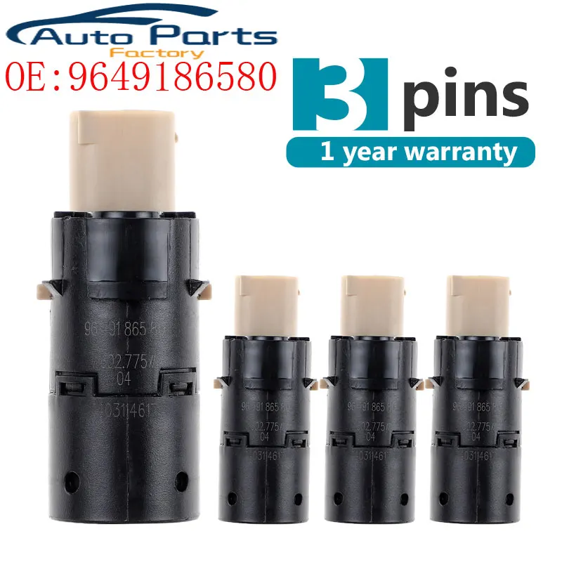 

4PCS New Car PDC Parking Radar Sensor For Peugeot Citroen Renault 307 308 SW CC BMW 9649186580