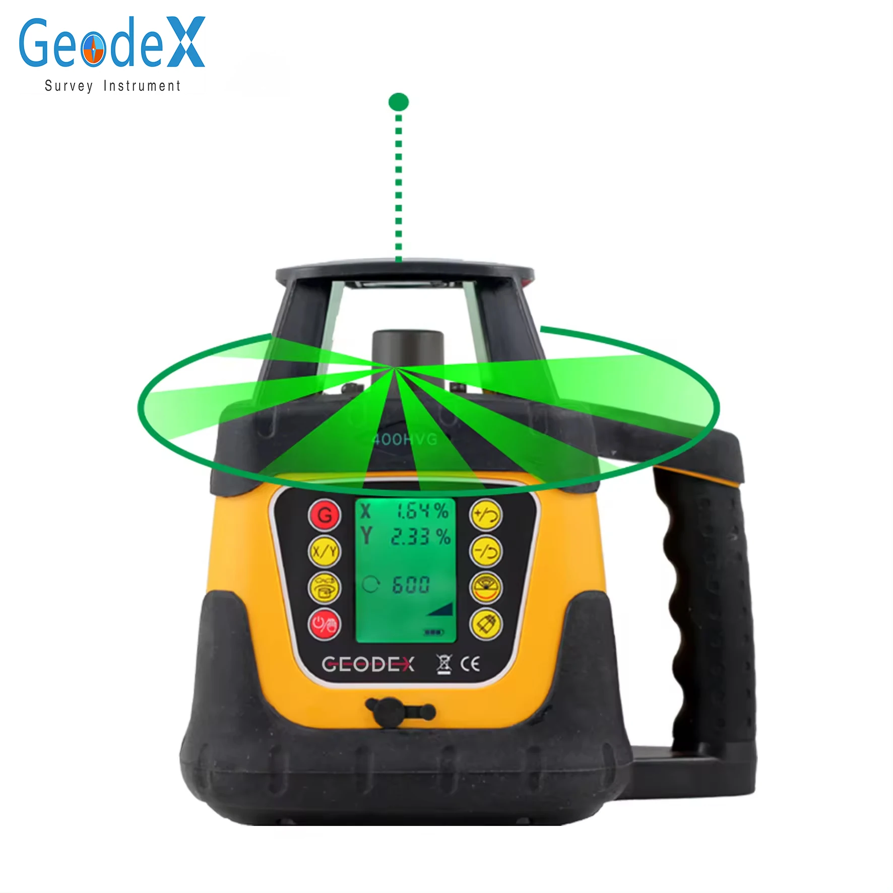 High Accuracy Rotating Laser Level 400HVG green laser Automatic Leveling 360 Degree Rotary Line Laser Level with LCD Display